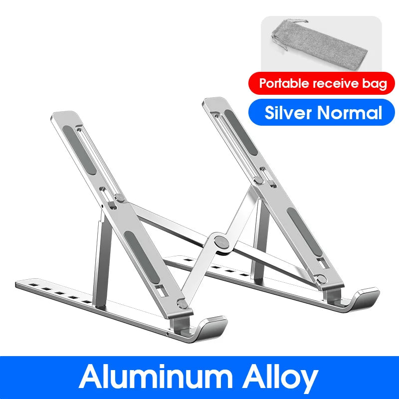 YYLM N3 Portable Laptop Stand Aluminum Foldable Notebook Stand for 10-15.6 Inch Laptops for Compatible with Macbook Lenovo DELL