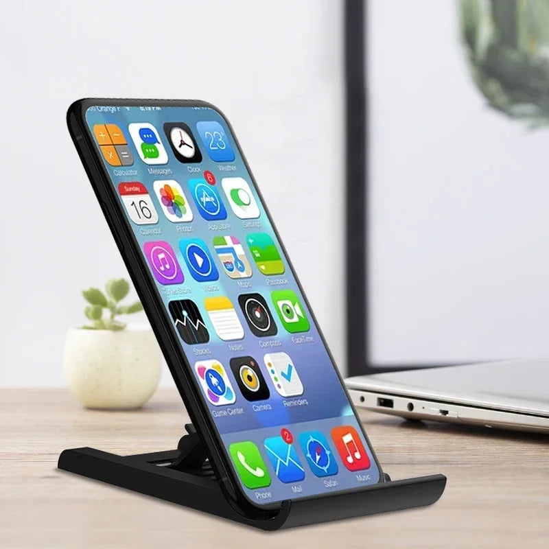 Desktop Foldable Phone Holder Stand Portable Tablet Stand Desk Lazy Bracket For iPhone 13 Pro iPad Mobile Phone Tablet below 12`