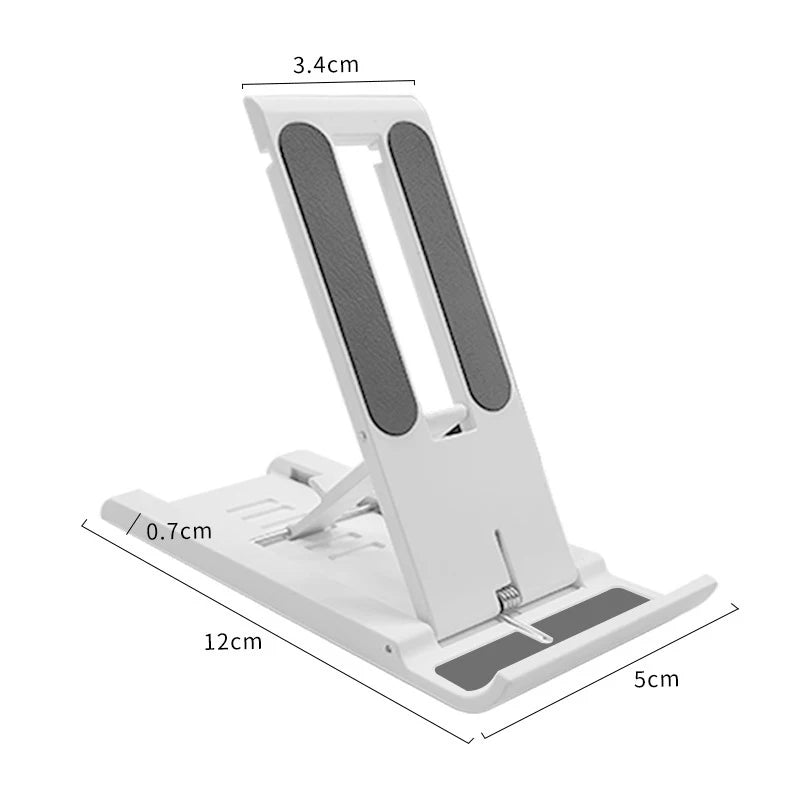 Desktop Foldable Phone Holder Stand Portable Tablet Stand Desk Lazy Bracket For iPhone 13 Pro iPad Mobile Phone Tablet below 12`